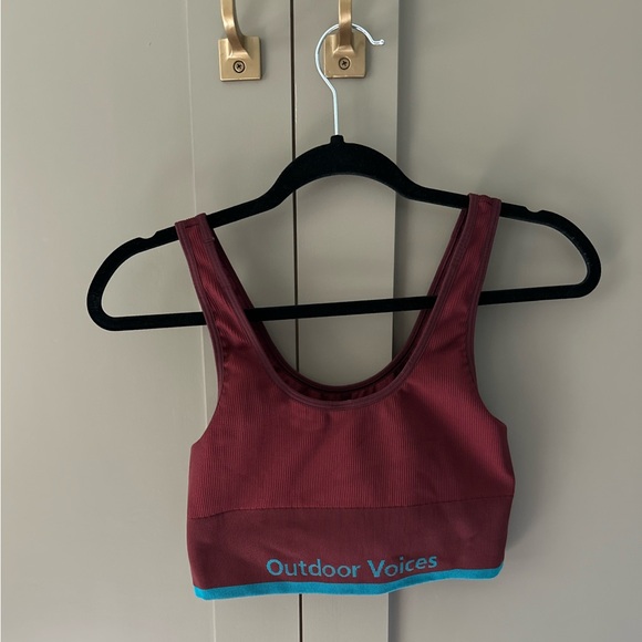 Outdoor voices seamless ribbed longline bra - Picture 1 of 2